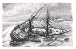 CPM Bateau Jourdan Naufrage 