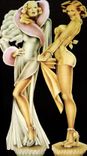 CPM Nu erotique Illustrateur Sex Appeal Helene Majera