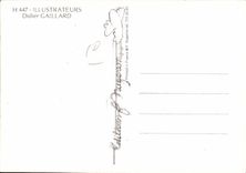 CPM Nu erotique Illustrateur Didier Gaillard