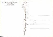 MODERN CARD Nu erotic Illustrateur Film Cargo liner has Bertrand