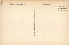 VINTAGE POSTCARD Toulon Boat the Submarine Tuna by R Dumont Duparc Painter of the Ministry for the Navy