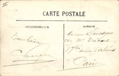 CPA Bateau Sous marin par gros temps 