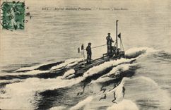 CPA Bateau Sous marin Gymnote 