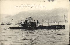 CPA Bateau Grondin Torpilleur submersible Sous marin 