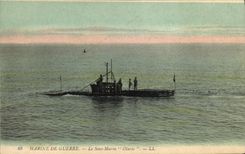 CPA Bateau Sous marin Otarie