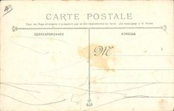 VINTAGE POSTCARD Boat Submarine Blower Sinkable Destroyer carrying out a diving