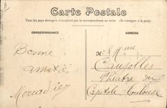 VINTAGE POSTCARD Agen Ducourneau Theater