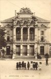 VINTAGE POSTCARD Angouleme the Theater Children