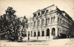 CPA Alger Le Theatre municipal