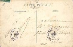 CPA Angers Place du ralliement Le Theatre et le grand Hotel