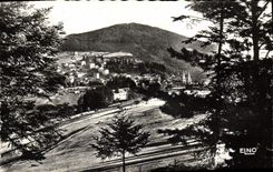 MODERN CARD Louvesc Landscape On the Chaix Mount