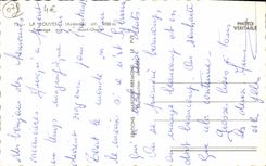 MODERN CARD Louvesc Landscape On the Chaix Mount