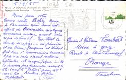 VINTAGE POSTCARD Louvesc Landscape seen of Rochelipe colinies of Oran