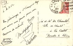 VINTAGE POSTCARD Louvesc the Basilica