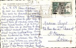 VINTAGE POSTCARD Louvesc the Chaix Mount and the city