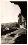 VINTAGE POSTCARD Ravelled De Ruoms the road and the rock of Sampson