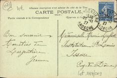 VINTAGE POSTCARD Ruoms De Largentiere has Ardeche On the right