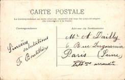 VINTAGE POSTCARD Nantes the Botanical garden during the winter