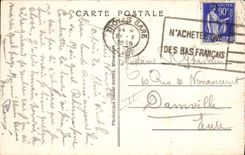 Campo del oficial de policía de la fuerza de policía de la POSTAL de la VENDIMIA de Mailly la comisaría de policías