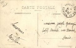 Oficial de policía de Nogent de la fuerza de policía de la POSTAL de la VENDIMIA en el Marne cerca del Moulin-Colorete a la guarida del criado de Garnier