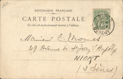 CPA La plus grande escroquerie du siecle Lapin Police 