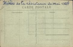 CPA Sapeurs Pompiers Les pompiers de Saugues