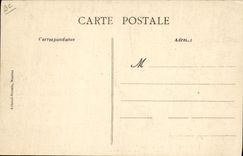 VINTAGE POSTCARD Sapeurs Firemen Nantes Incendie Theater of Renaissance the December 19th, 1912 has 6 1/2 of the morning