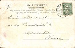 Zapadores Firemen Fabriek van der Lugt de la POSTAL de la VENDIMIA en Zoon usted marca de fábrica de la guarida de los tijdens de Rotterdam