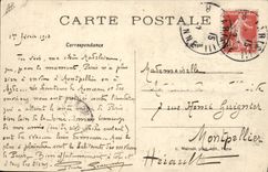 CPA Sapeurs Pompiers Choisy le Roi Indondations de 1910 Sauvetage d'une jeune mere par les pompiers
