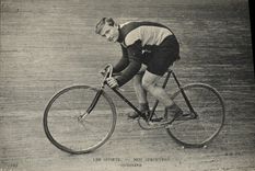 VINTAGE POSTCARD Velo Cycles Cycling Our Quessard sprinters