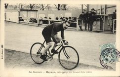 CPA Velo Cycle Cyclisme Meyers Vainqueur du Grand Prix 1903