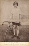 CPA Velo Cycle Cyclisme Robert Grassin Stayer Champion de France 1924 et Champion du monde 1925