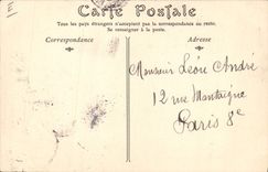 CPA Velo Cycle Cyclisme Jacquelin et sa bicyclette Jacquelin Avenue de la Grande Armee Paris 