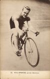 CPA Velo Cycle Cyclisme Willie Spencer sprinter americain