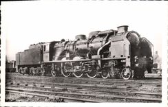 MODERN CARD the Locomotive Train SNCF 231.722 has 231.731