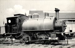 MODERN CARD Train Standard Engine Tender 50