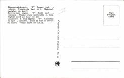 MODERN CARD Train Engine P