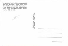 MODERN CARD Train Aix les Bains Savoy