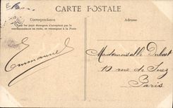 CPA Bateau Les sauveteurs du Saluto 8 novembre 1904 Canot de sauvetage du Treport TOP