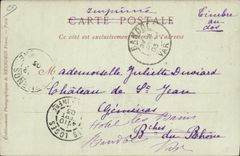 VINTAGE POSTCARD Boat baptism of the Stella boat