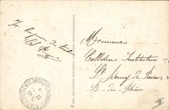 VINTAGE POSTCARD Boat rescue