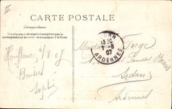 VINTAGE POSTCARD Lifeboat in danger