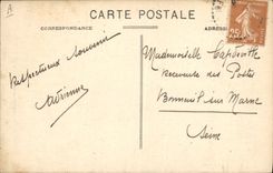 VINTAGE POSTCARD Bateau Fecamp Naufrage of Nell Jess Equipage saves by ND of Saslut