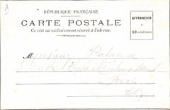 VINTAGE POSTCARD Bateau Jubilee of the Newspaper of the Voyages the ocean has fun