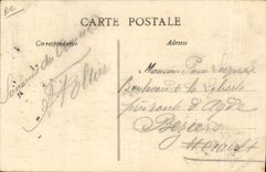 Vida de la POSTAL de la VENDIMIA con el mar la salida para el pecado