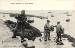 Vida del barco de la POSTAL de la VENDIMIA con la vuelta del mar del pecado