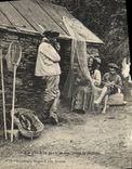 CPA La vie a la mer Une cabane de pecheurs