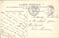 VINTAGE POSTCARD life with the sea Surprised by the rising sea