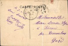 Policía nacional de Tarascon del oficial de policía de la fuerza de policía de la POSTAL de la VENDIMIA