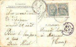 Caballo de coche de la gendarmería de Toulouse del oficial de policía de la fuerza de policía de la POSTAL de la VENDIMIA